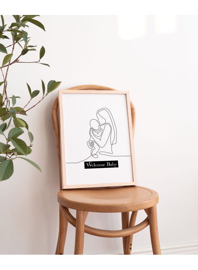 لوحة طلاء للجدران أبيض 43x53سم - Image 1