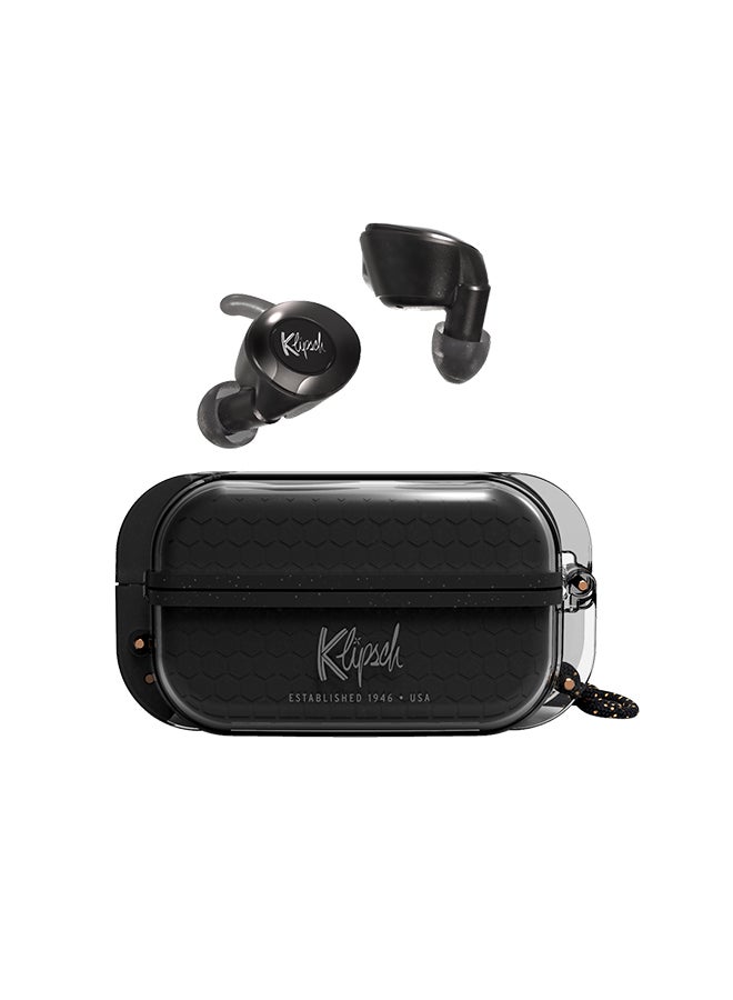 Klipsch - T5 II True Wireless Sport Earphones Black - Image 1