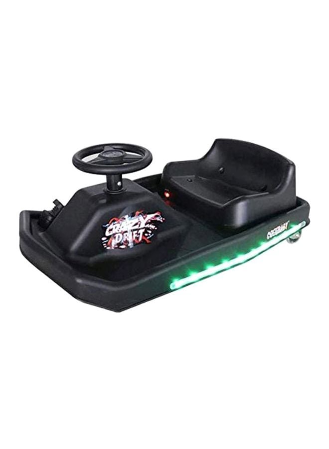 كول بيبي سكوتر كهربائي كريزي كارت للمنحنيات أسود 82.5x53x21.5سم - Image 1