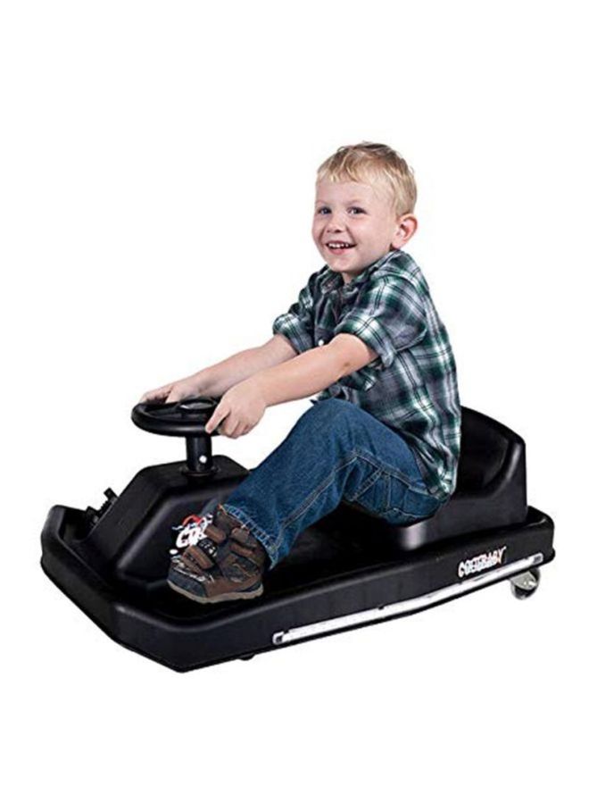 كول بيبي سكوتر كهربائي كريزي كارت للمنحنيات أسود 82.5x53x21.5سم - Image 2