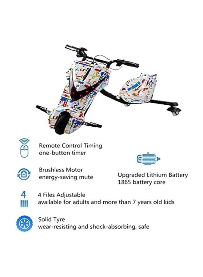 Cool Baby Three Wheel Kids Electric Drifting Trike Scooter 360 Degree Multicolour 70x57x23cm - Image 3