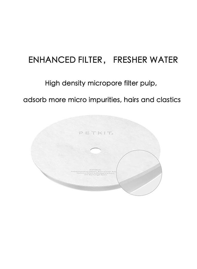 PETKIT 5-Piece Eversweet Smart Water Fountain Replacement Filters White - Image 2