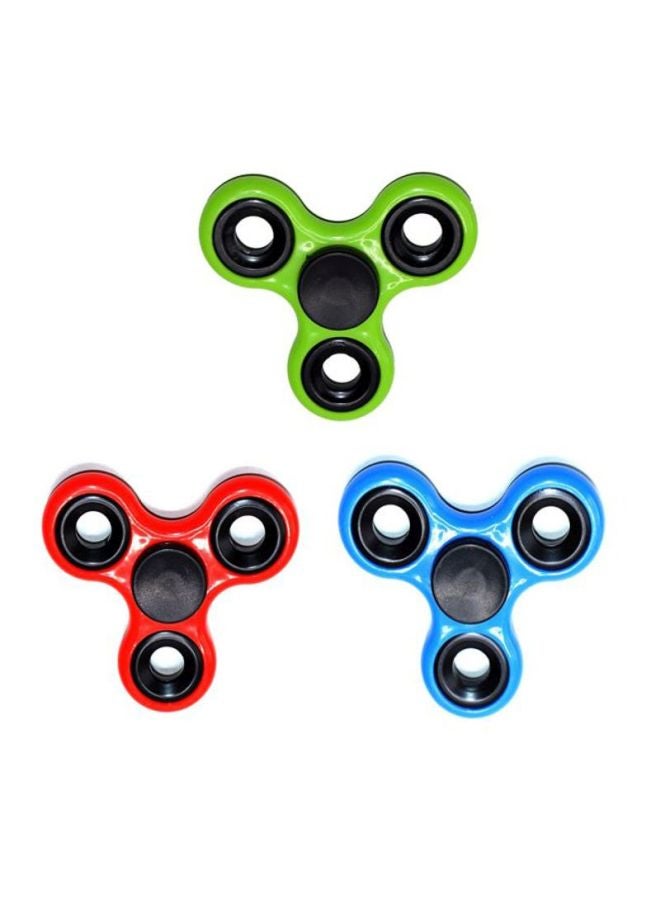 3-Piece Plastic Fidget Spinner Set DIA146 6.5x0.65x6.5cm