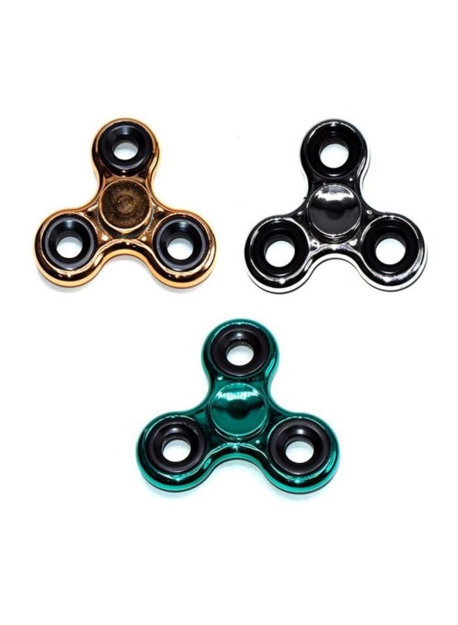 Cool Baby 3-Piece Stainless Steel Fidget Spinner Set 6.5x0.65x6.5cm - Image 3