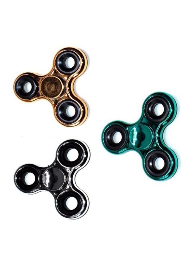 Cool Baby 3-Piece Stainless Steel Fidget Spinner Set 6.5x0.65x6.5cm - Image 4