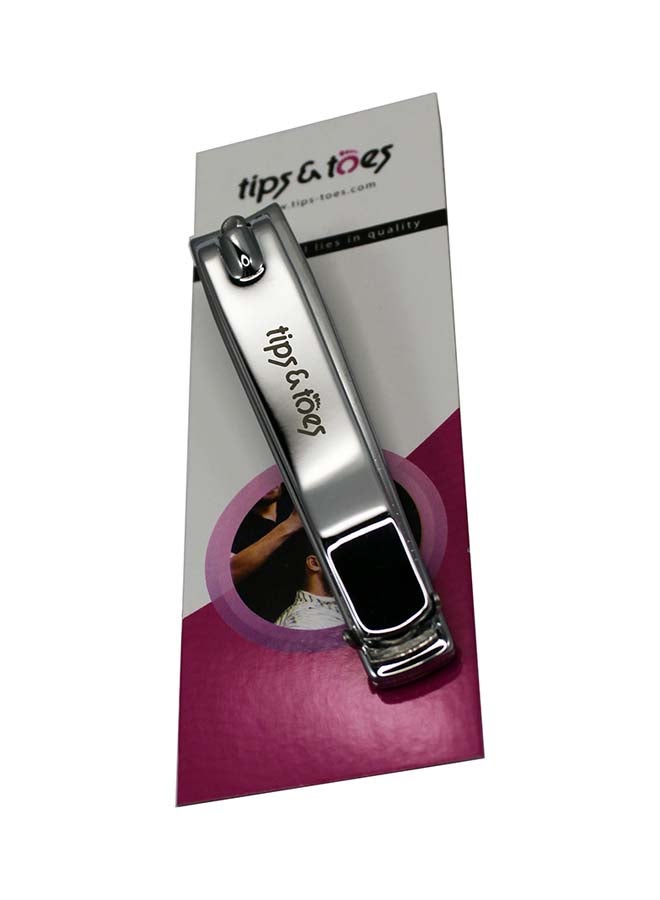 Tips & Toes Stainless Steel Nail Cutter Silver  - Image 4
