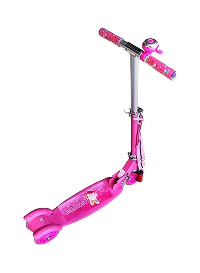 Cool Baby 3 Wheel Adjustable Folding Ride On Toy Pink 60x15x75cm - Image 1