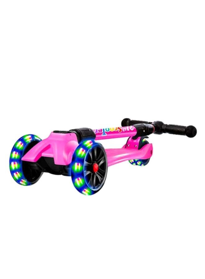 Cool Baby 3-Wheeler Foldable Kick Scooter Pink
