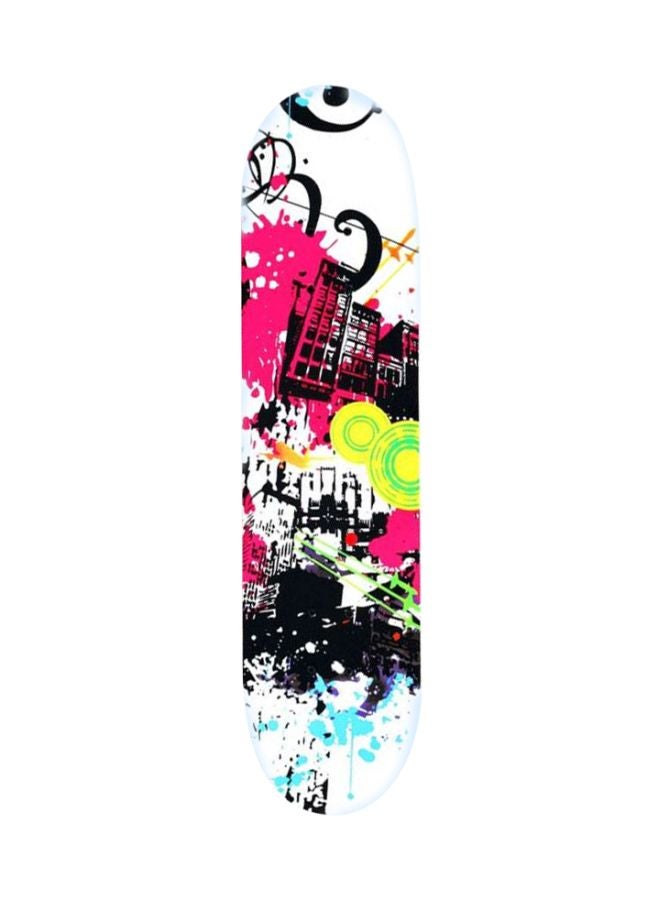 Cool Baby Printed 4-Wheel Double Face Patterned Skateboard 80x20x11cm - Image 1