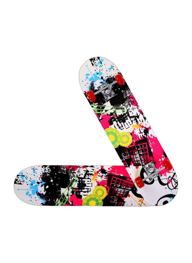 Cool Baby Printed 4-Wheel Double Face Patterned Skateboard 80x20x11cm - Image 2