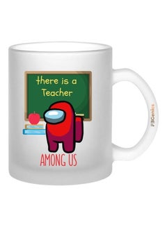 There Is A Teacher Among Us Printed Coffee Mug White/Red/Green - v1613657745/N44605095A_1