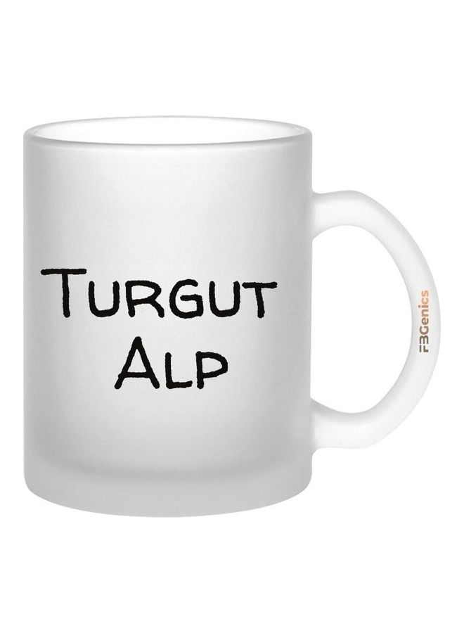 Turgut ALP Ertuğrul Printed Coffee Mug White/Black