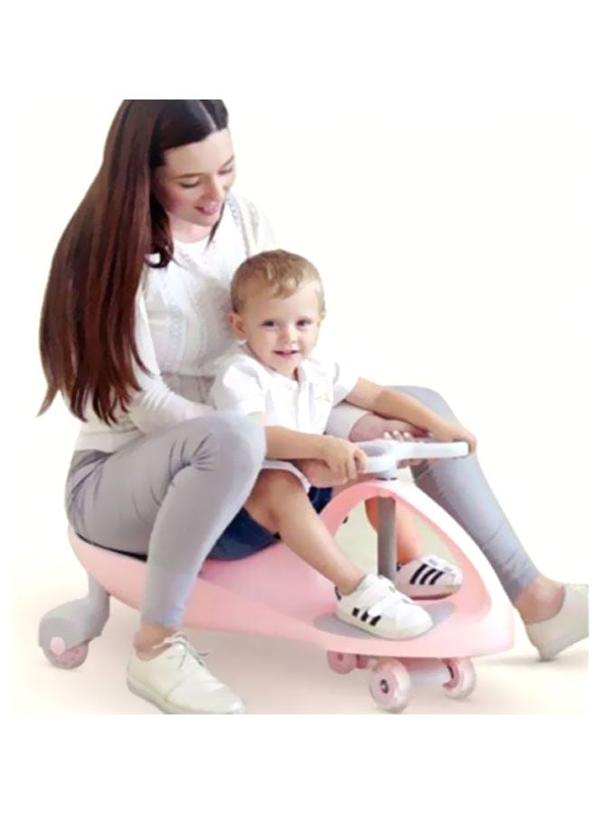 Cool Baby Swing Non-Toxic Ride-On Car Toy With Free Steering Wheel And Music, 1+ Year 81x41cm  - Image 2