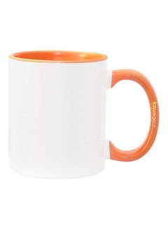 FBGenics Suhoor Buddy Funny Coffee Mug Orange/White  - Image 2