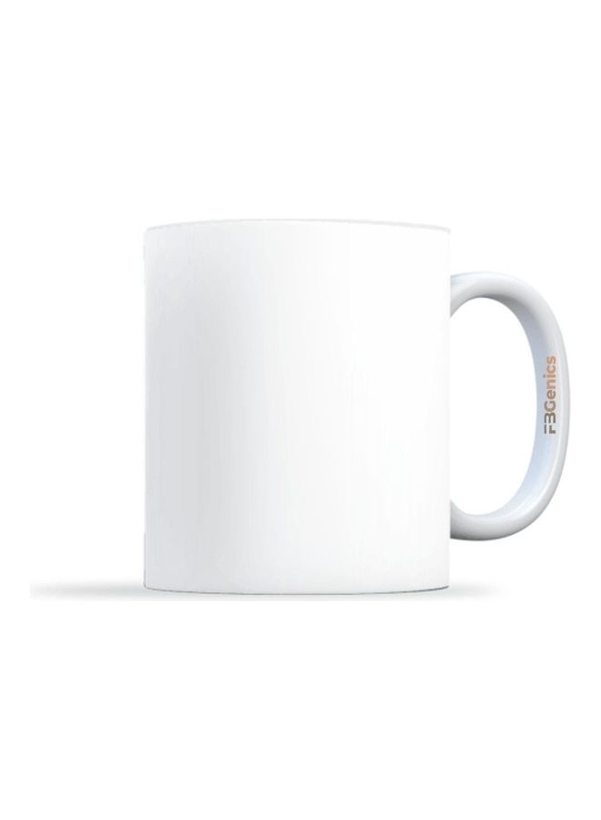 FBGenics Among Us Saudi Arabic Printed Coffee Mug White/Green/Black  - Image 2