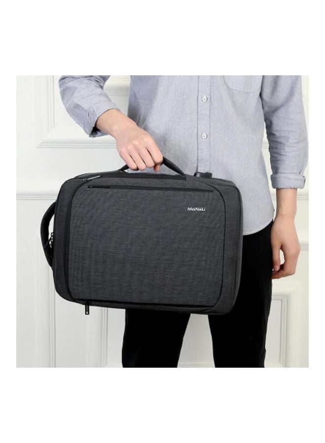 MEINAILI Laptop Backpack With Usb Charging Port - 15.6-Inch - Black Black  - Image 4