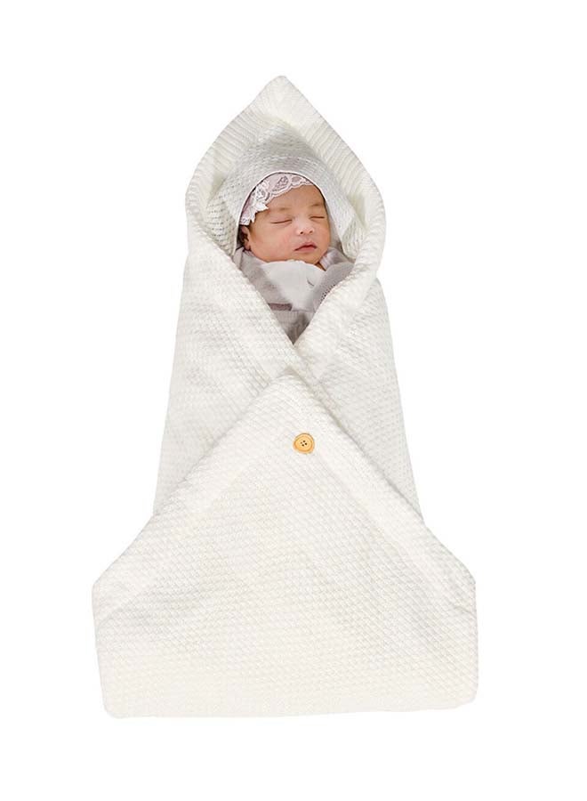 Knitted Button Detail Sleeping Bag - Image 1