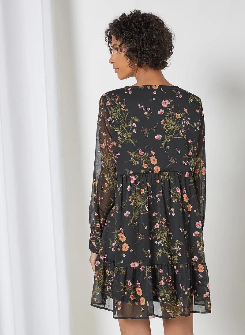 Jacqueline de Yong Floral Print Dress