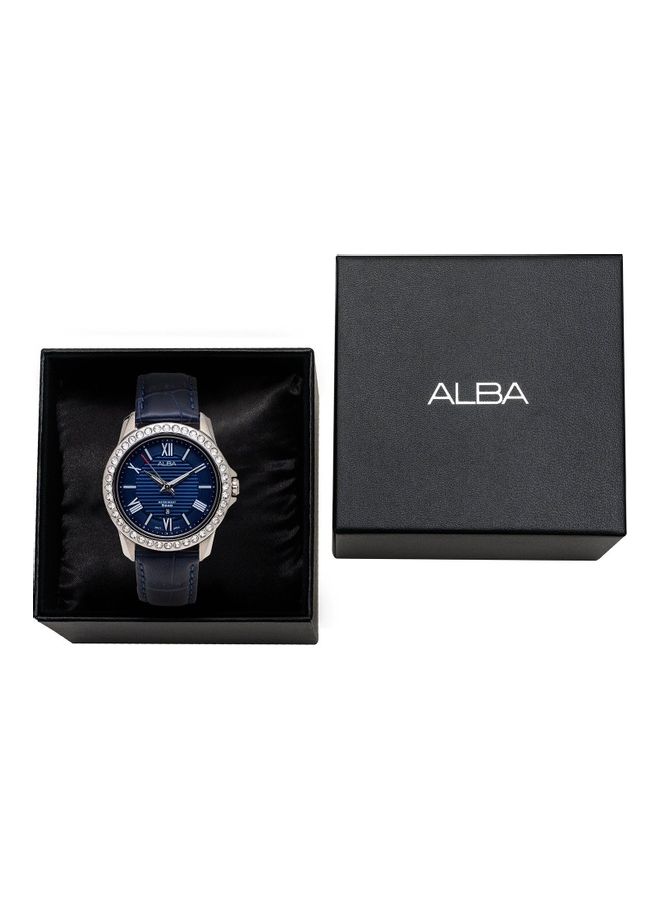 Alba - Women's Watch Band 50M Water Resistant Leather Analog Ah7V79X1 - Image 1