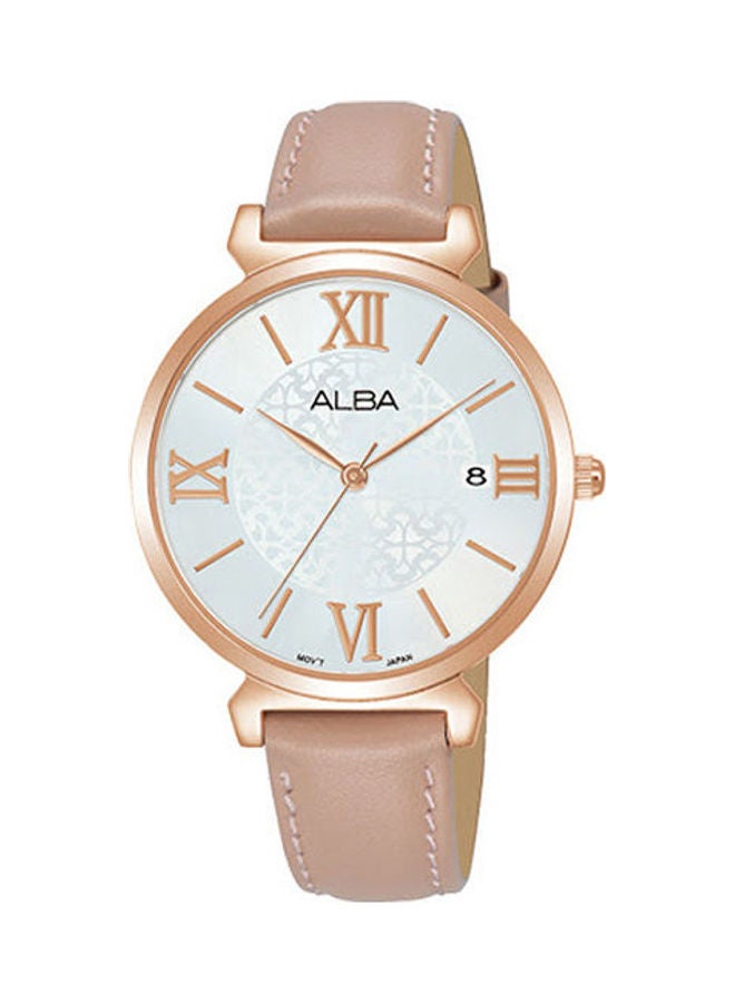 Alba - Women's Watch Band Water Resistant Leather Analog Ag8K78X1 - Image 1