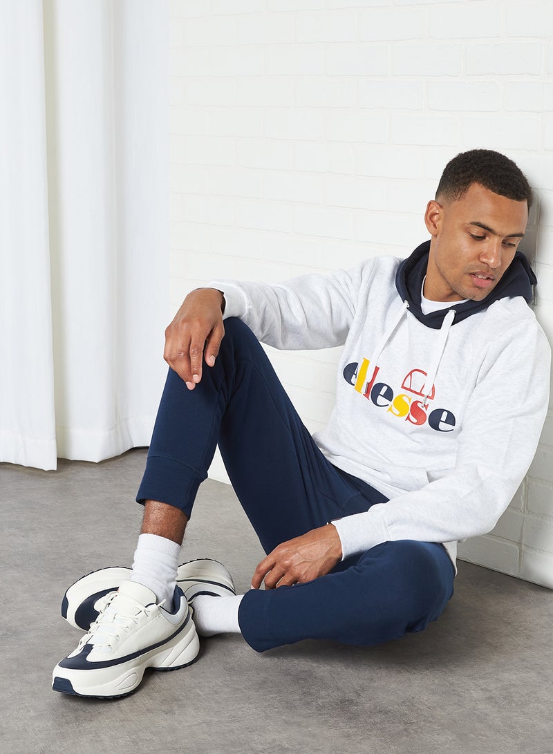 Ellesse - Piloma OH Hoodie White Marl - Image 1