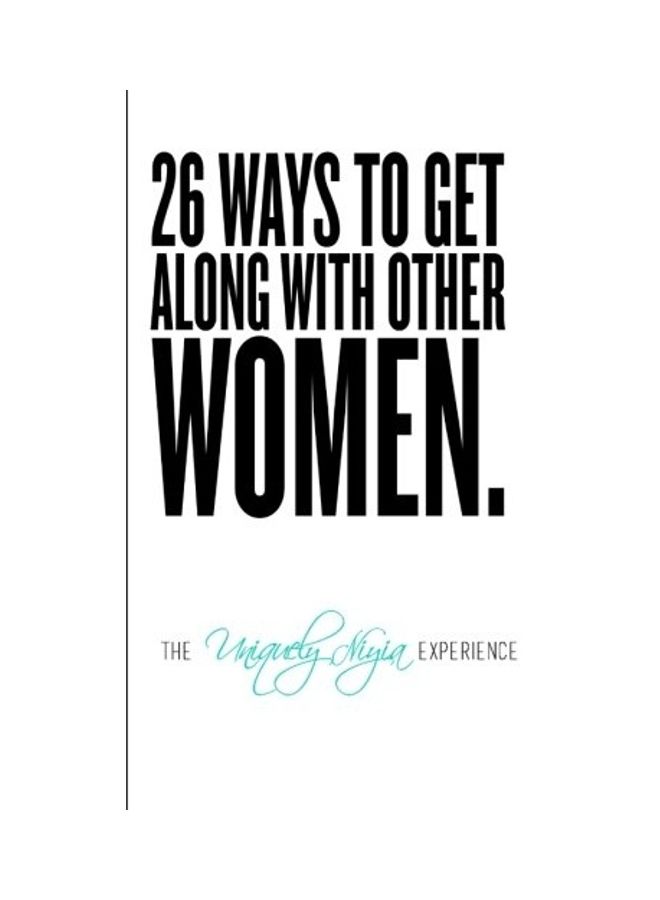 26 Ways To Get Along With Other Women. paperback english 