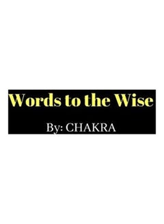 Words To The Wise paperback english