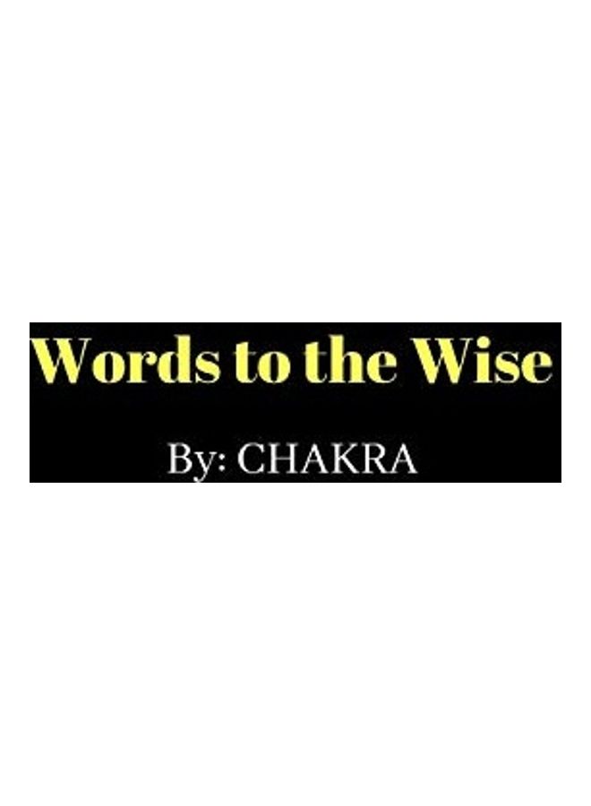 Words To The Wise paperback english 