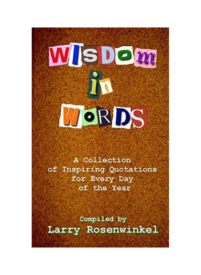 Wisdom In Words paperback english