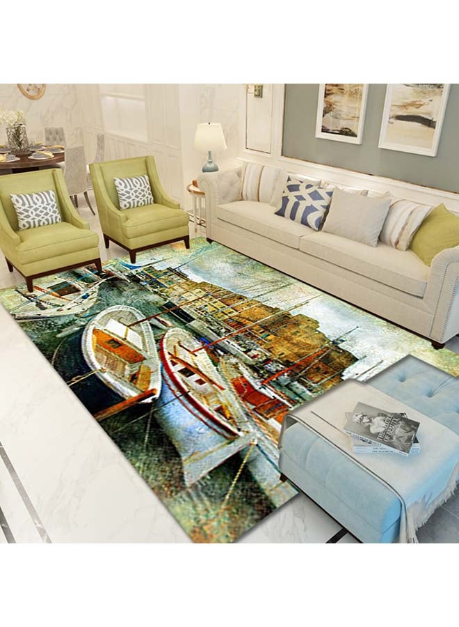 Rug Anti-Slip Fashion Durable Carpet Multicolour 50 x 80cm