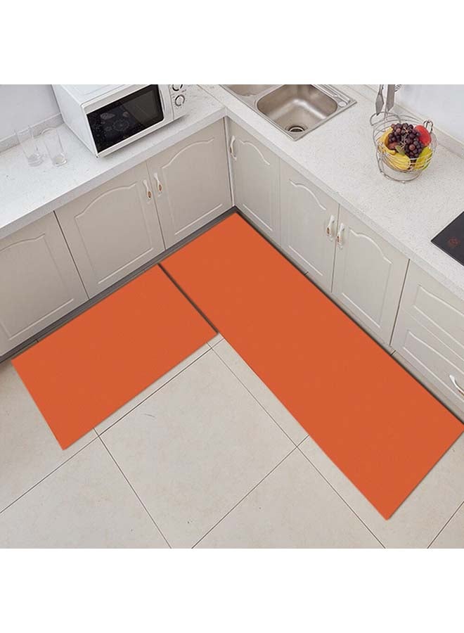 Anti-Skidding Kitchen Carpet Orange 40x60cm