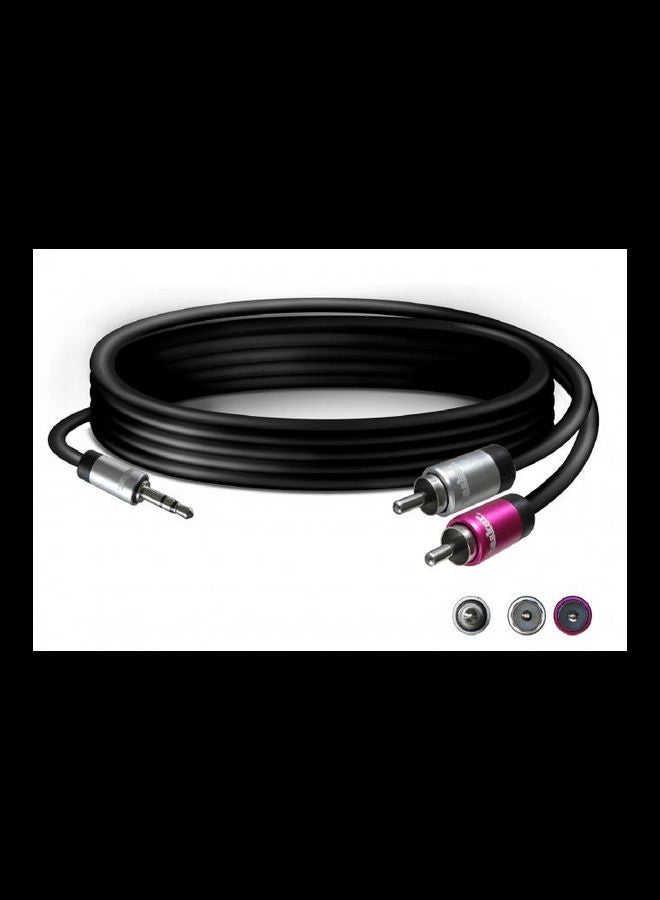 tasker Stereo 1/8 To 2-RCA Male Audio Cable