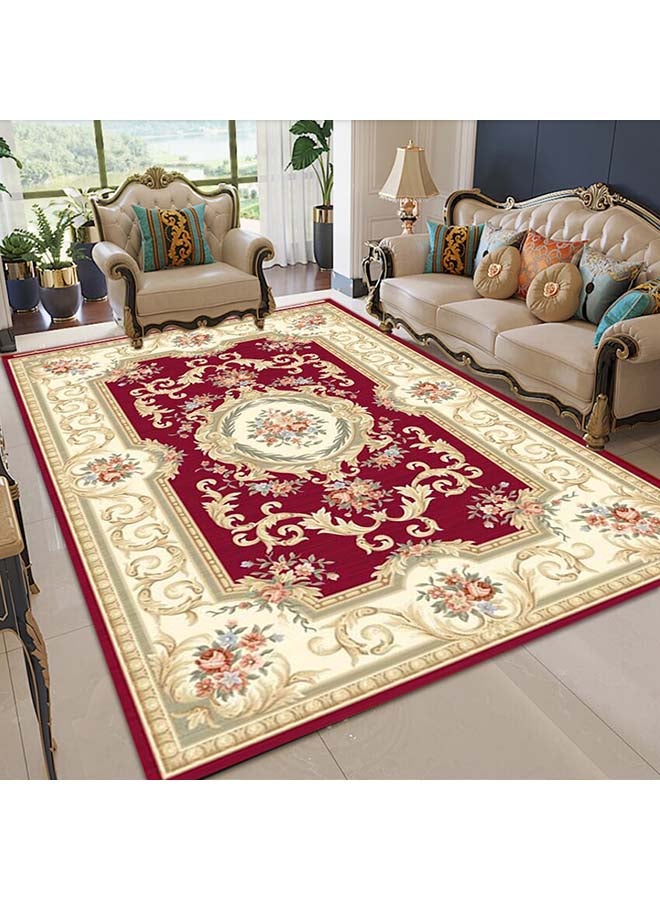 European Style Anti-Slip Floor Rug, Polyester, Rectangle Multicolour 60x90cm