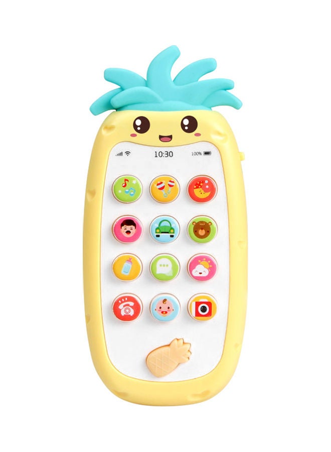 Mobile Phone Toy with Silicone Teether for Kids