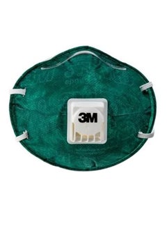 8822 Disposable FFP2 Face Mask With Cool Flow Valve Green