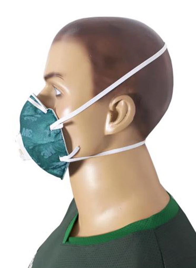 3M - 8822 Disposable FFP2 Face Mask With Cool Flow Valve Green - Image 1