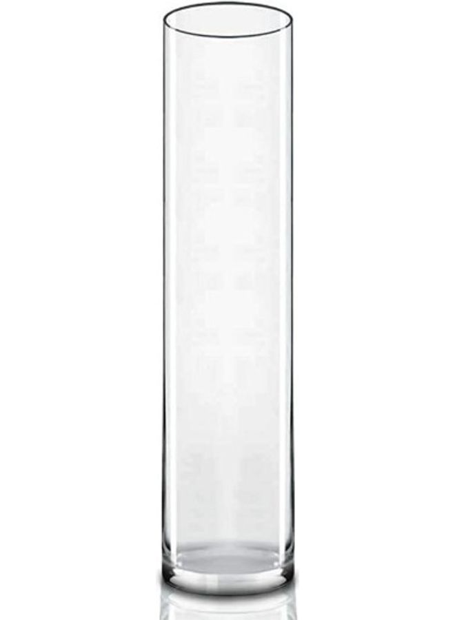 Glass Cylinder Clear 10 x 40cm  - Image 1