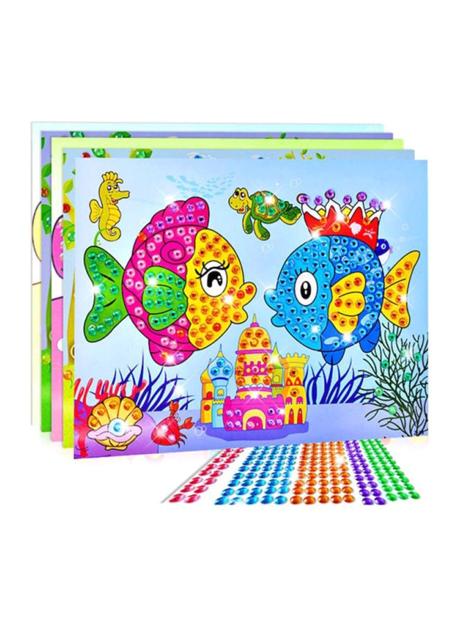 بيوينتي لعبة تصميم الرسومات الكرتونية يمكنك صنعها بنفسك مكونة من 5 قطع 18.5x25.5سم - Image 1