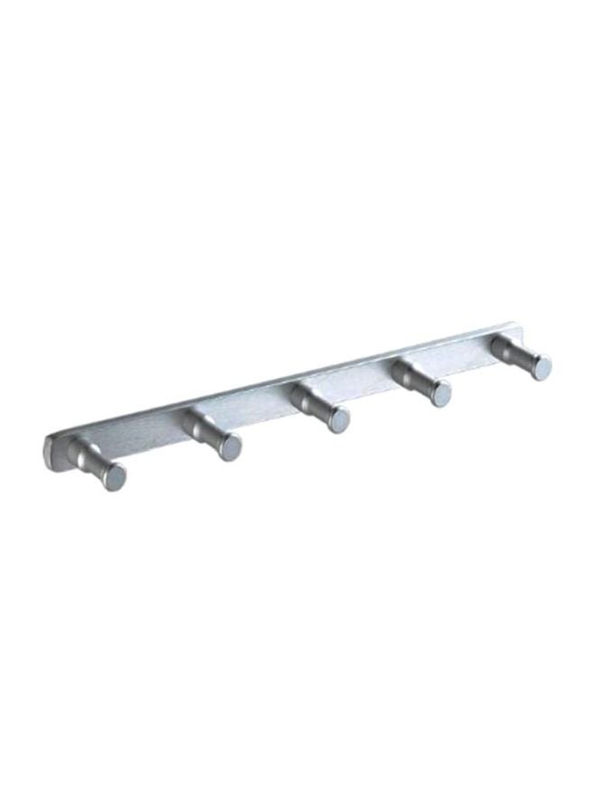 Wall Mounted Towel Hooks Silver - Image 1