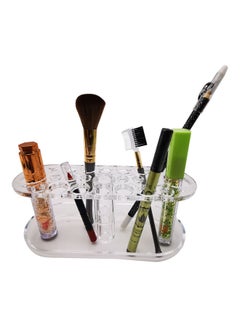 Acrylic Beautiful Design Makeup Brush Holder Stand