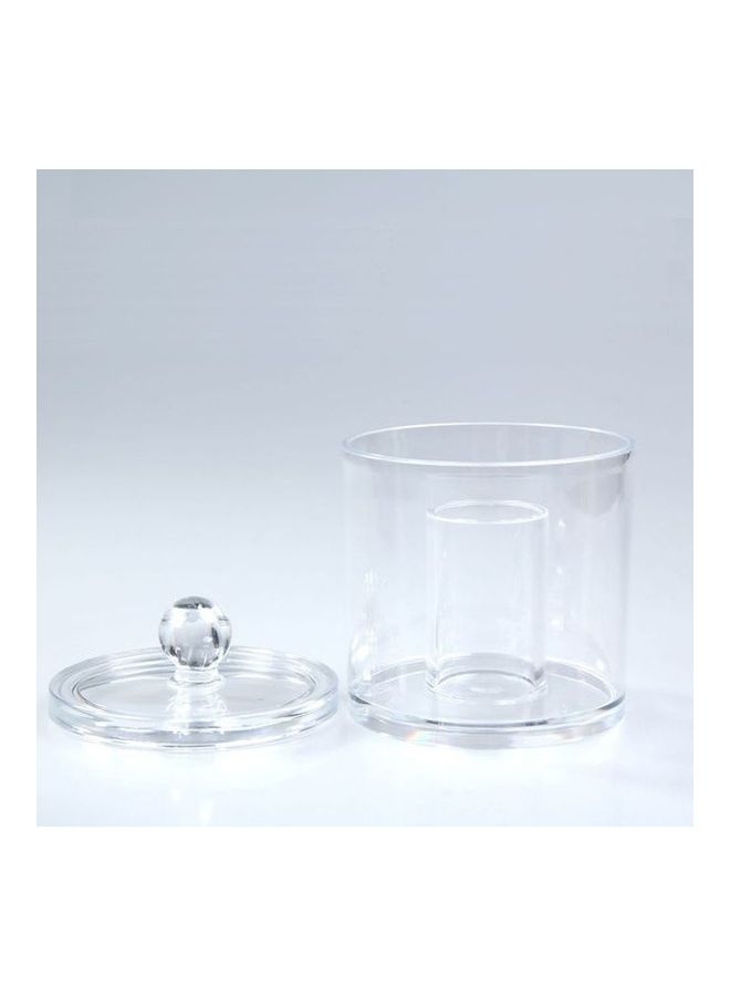 Transparent Round Cotton Bud Case - Image 3