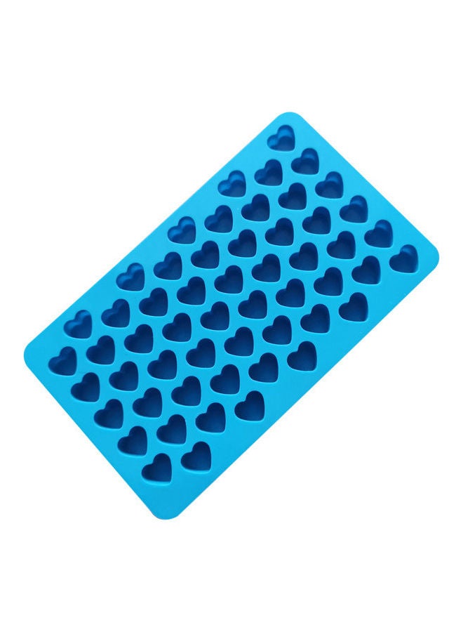 Heart Shape Silicone Mold Blue 18.5 x 11cm - Image 2