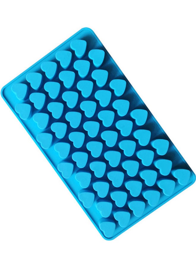 Heart Shape Silicone Mold Blue 18.5 x 11cm - Image 3