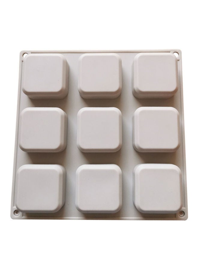 قالب سيليكوني لعمل كيك مربع الشكل رمادي 23 x 23سم - Image 2