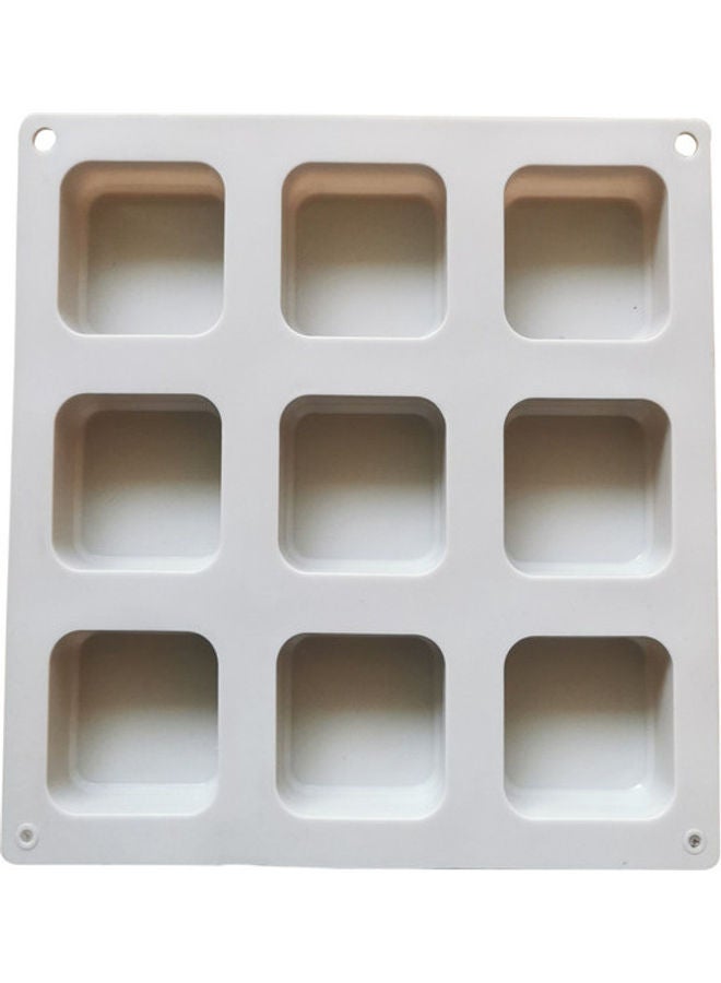 قالب سيليكوني لعمل كيك مربع الشكل رمادي 23 x 23سم - Image 1