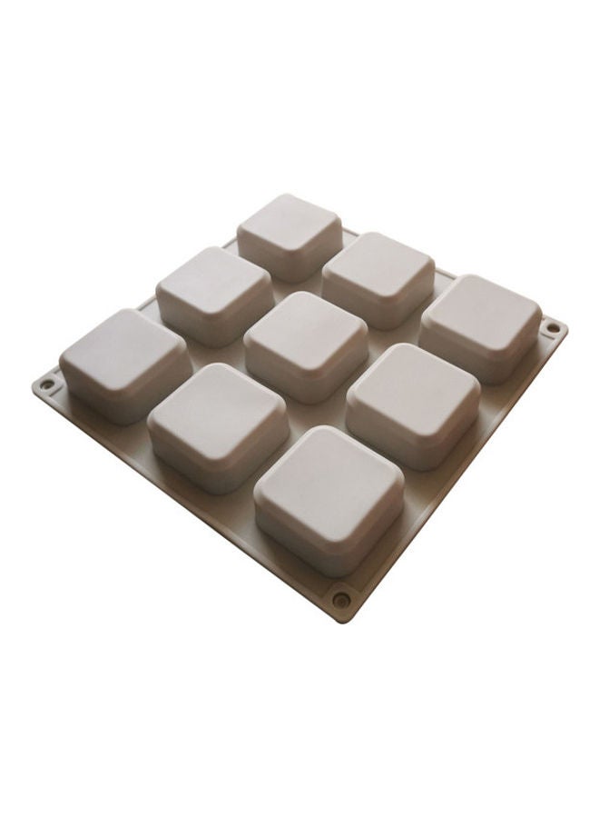 قالب سيليكوني لعمل كيك مربع الشكل رمادي 23 x 23سم - Image 4