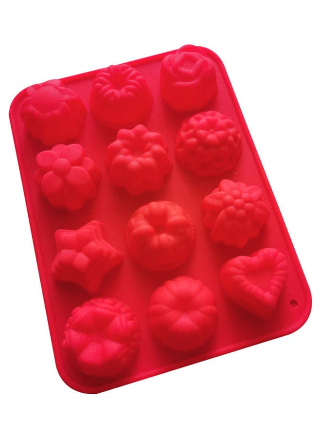 Silicone Chocolate Mould Red 21 x 16cm - Image 2