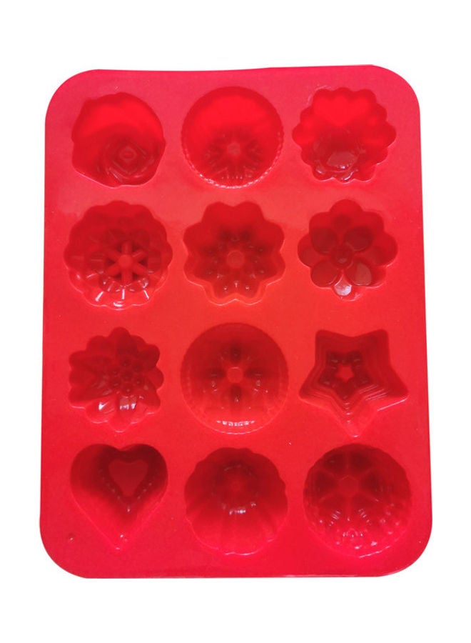 Silicone Chocolate Mould Red 21 x 16cm - Image 3
