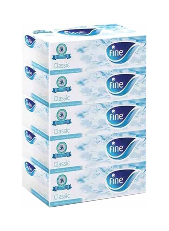 Fine Classic Tissue, 5 Packs x 40 Sheets, 200 Count  - Image 1
