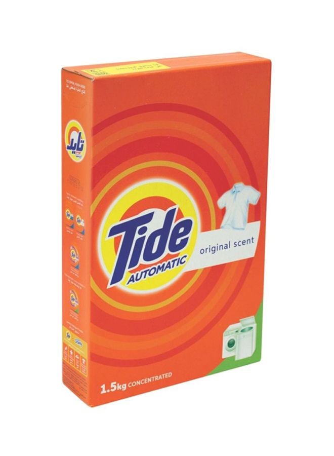Tide Original Scent Automatic Laundry Detergent Powder White 1.5kg
